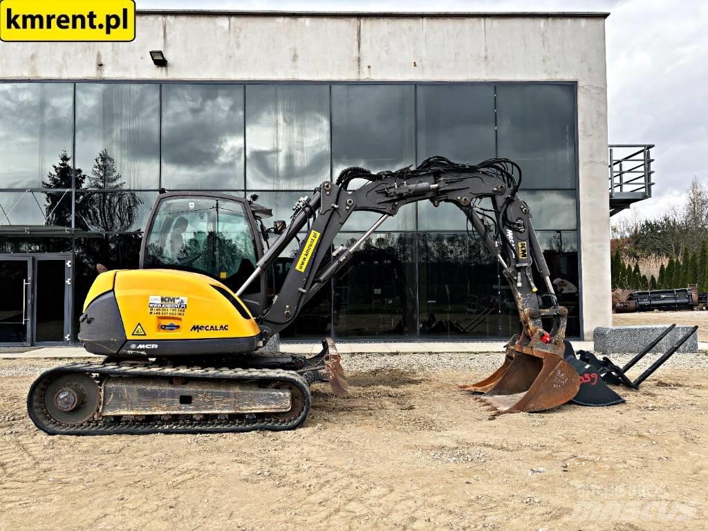Mecalac 8 M CR حفارات وسط 7 طن - 12 طن