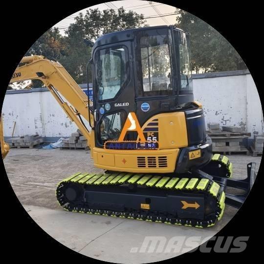 Komatsu PC55 حفارات صغيرة أقل من 7 طن (حفارات صغيرة)