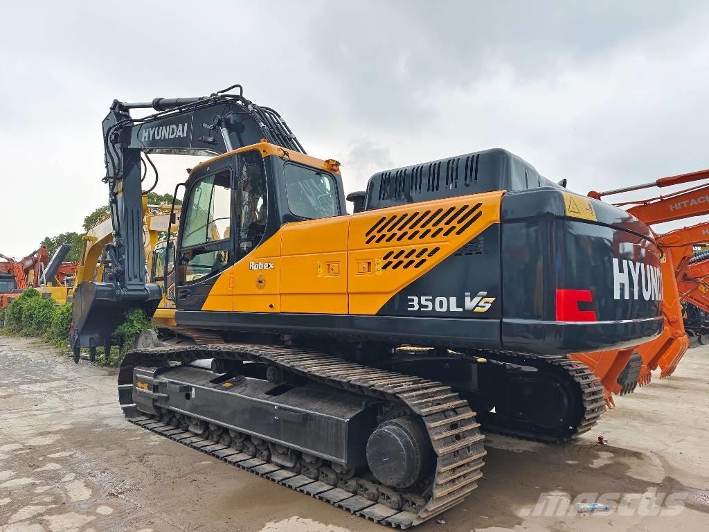 Hyundai R350LVS حفارات زحافة