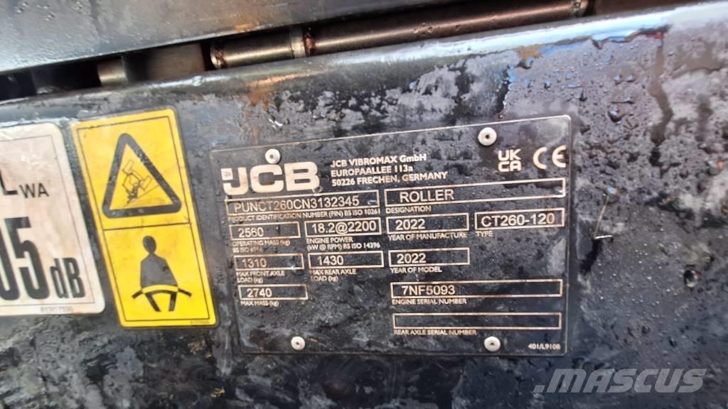 JCB CT 260-120 مداحل ثنائية الاسطوانة
