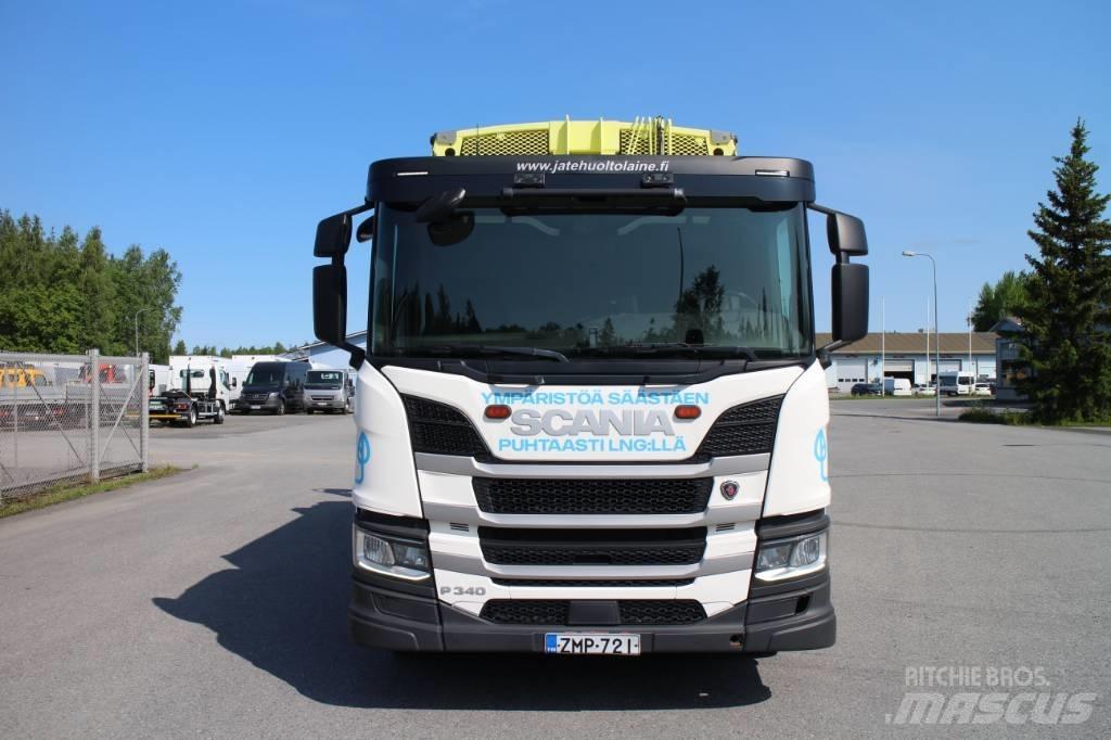 Scania P 340 CNG A شاحنات المخلفات