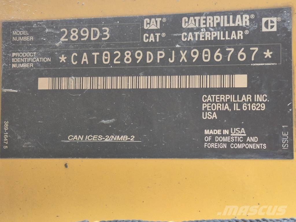 CAT 289 D3 لوادر انزلاقية التوجيه