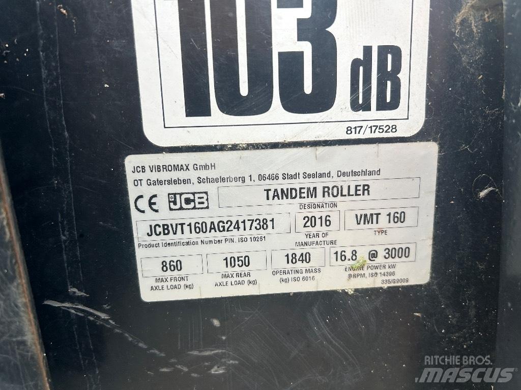 JCB VMT160-80 مداحل ثنائية الاسطوانة