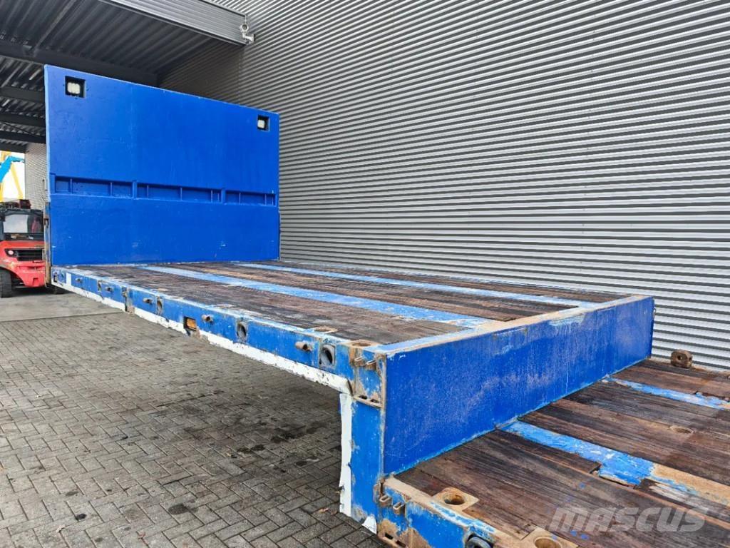 Pacton SXD 348 نصف مقطورة مسطحة منخفضة