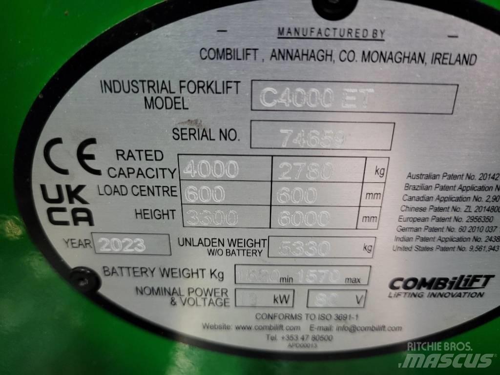 Combilift C4000ET شاحنة المناولة رباعية الاتجاهات