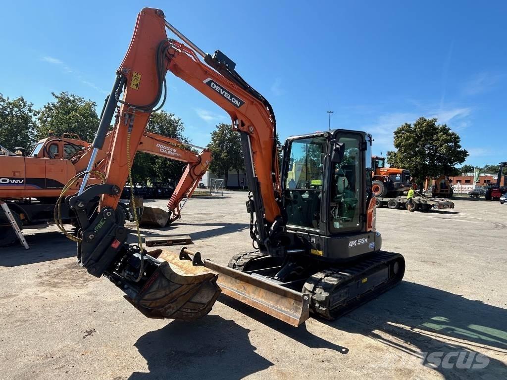 Develon DX 55 R-7 حفارات صغيرة أقل من 7 طن (حفارات صغيرة)