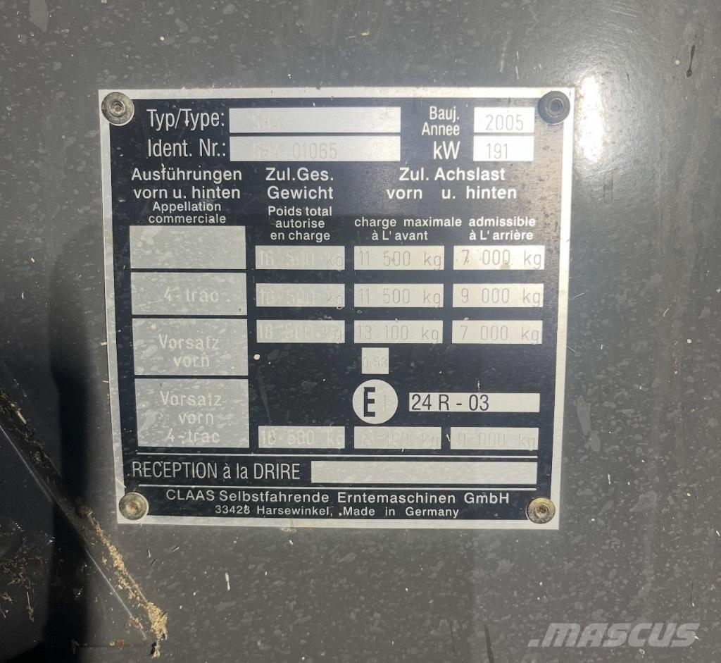 Claas Lexion 540 C حصادات