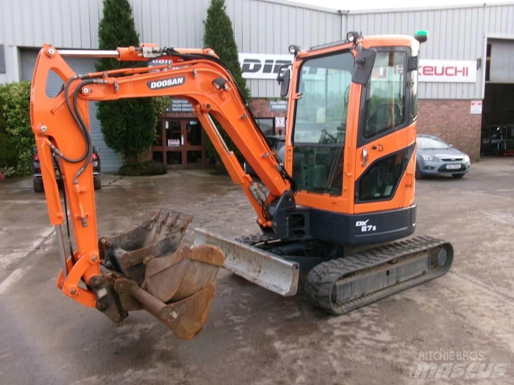 Doosan DX 27 Z حفارات صغيرة أقل من 7 طن (حفارات صغيرة)