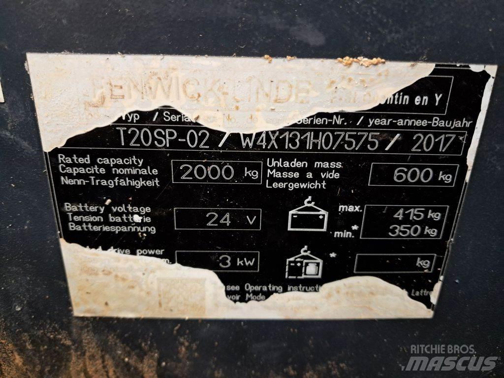Linde T20SP-02 معدات الرفع منخفض المستوى