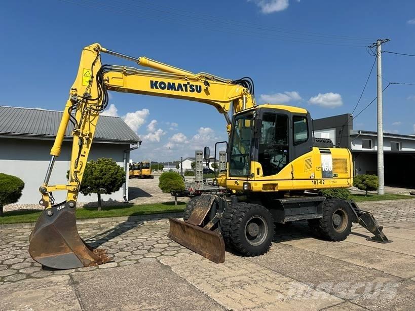 Komatsu PW 160-7E0 حفارات بعجل