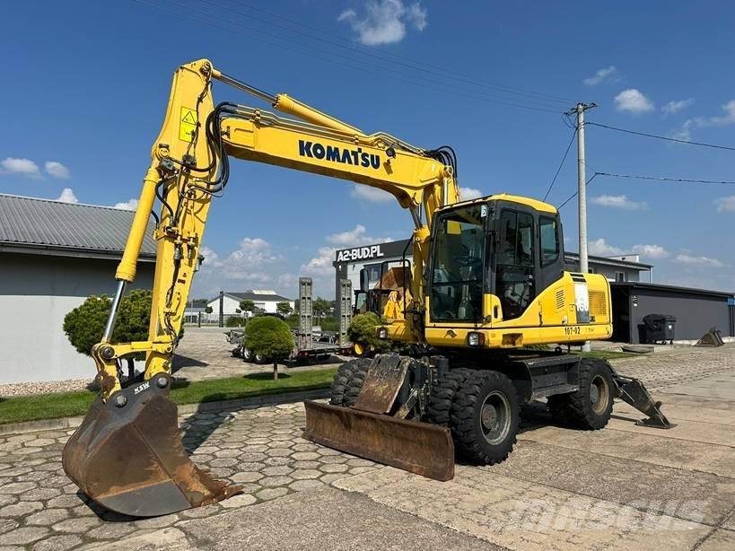 Komatsu PW 160-7E0 حفارات بعجل