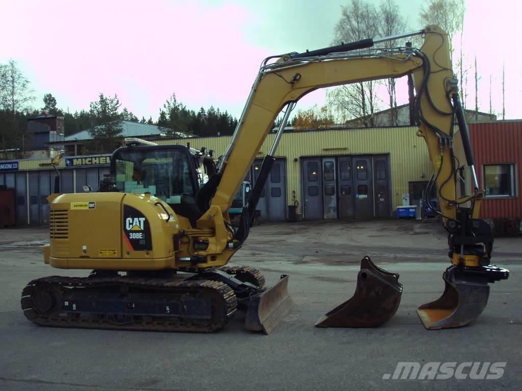 CAT 308 E 2 CR حفارات وسط 7 طن - 12 طن