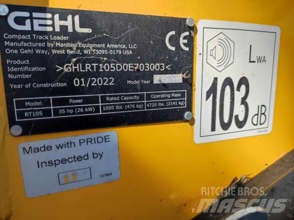 Gehl RT105 لوادر زحافة