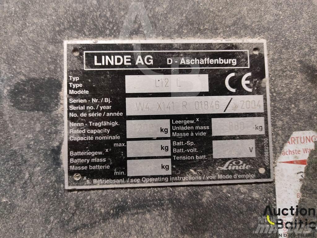 Linde L12 L معدات التكديس الجوالة