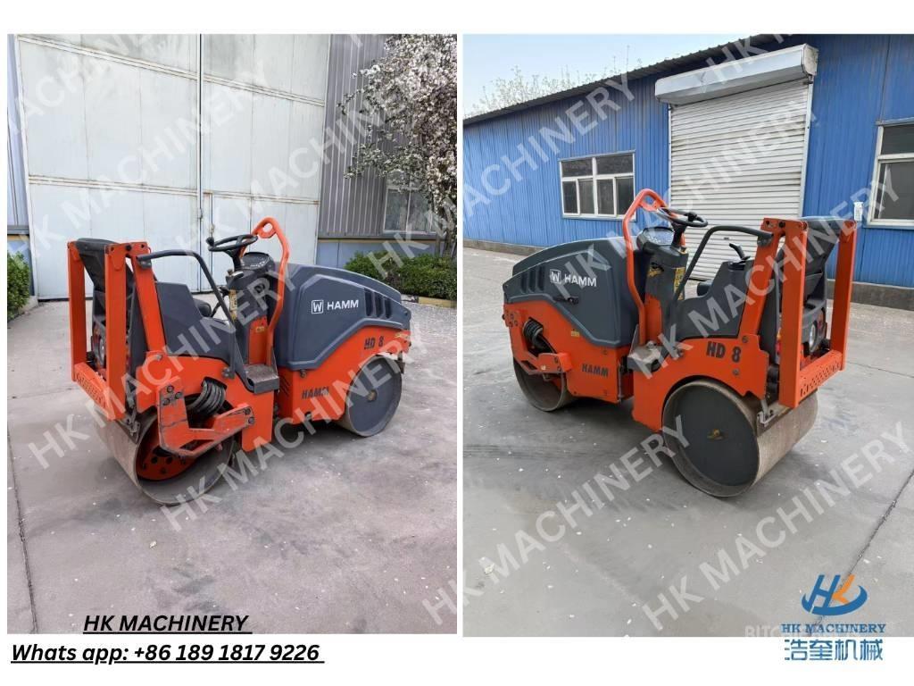 Hamm HD8VV مداحل ثنائية الاسطوانة