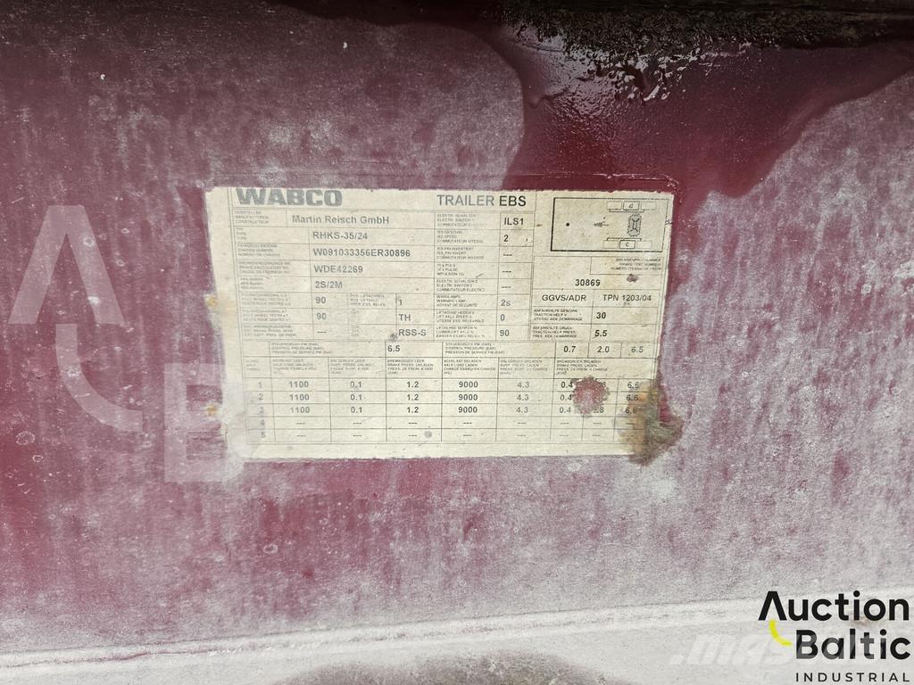 Reisch RHKS-35 نصف مقطورات بباب جانبي