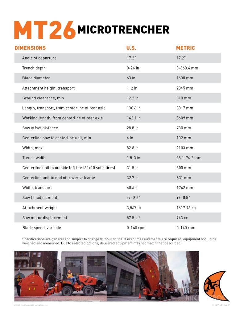 Ditch Witch RT 70 ماكينات حفر خنادق
