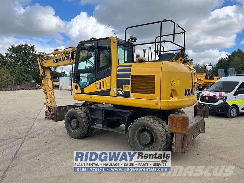 Komatsu PW 160-11 حفارات بعجل