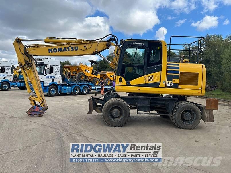 Komatsu PW 160-11 حفارات بعجل