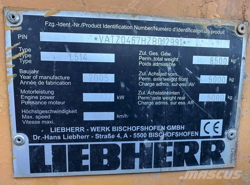Liebherr L 514 لوادر بعجل