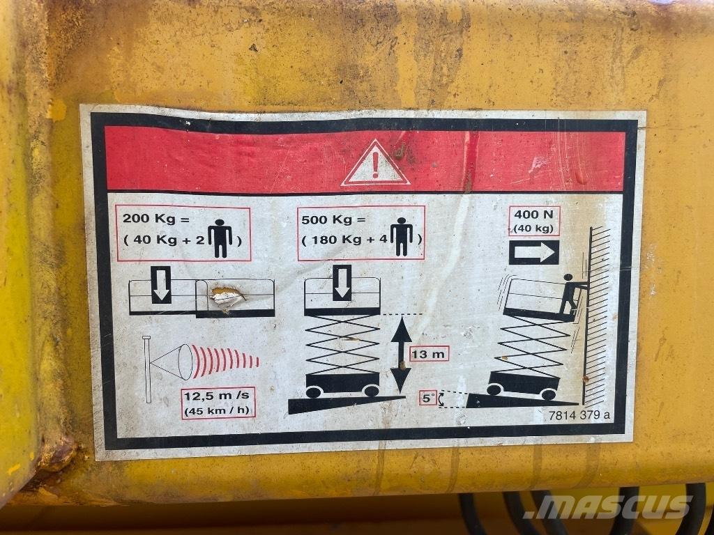 Haulotte H 15 SX رافعات مقصية الشكل