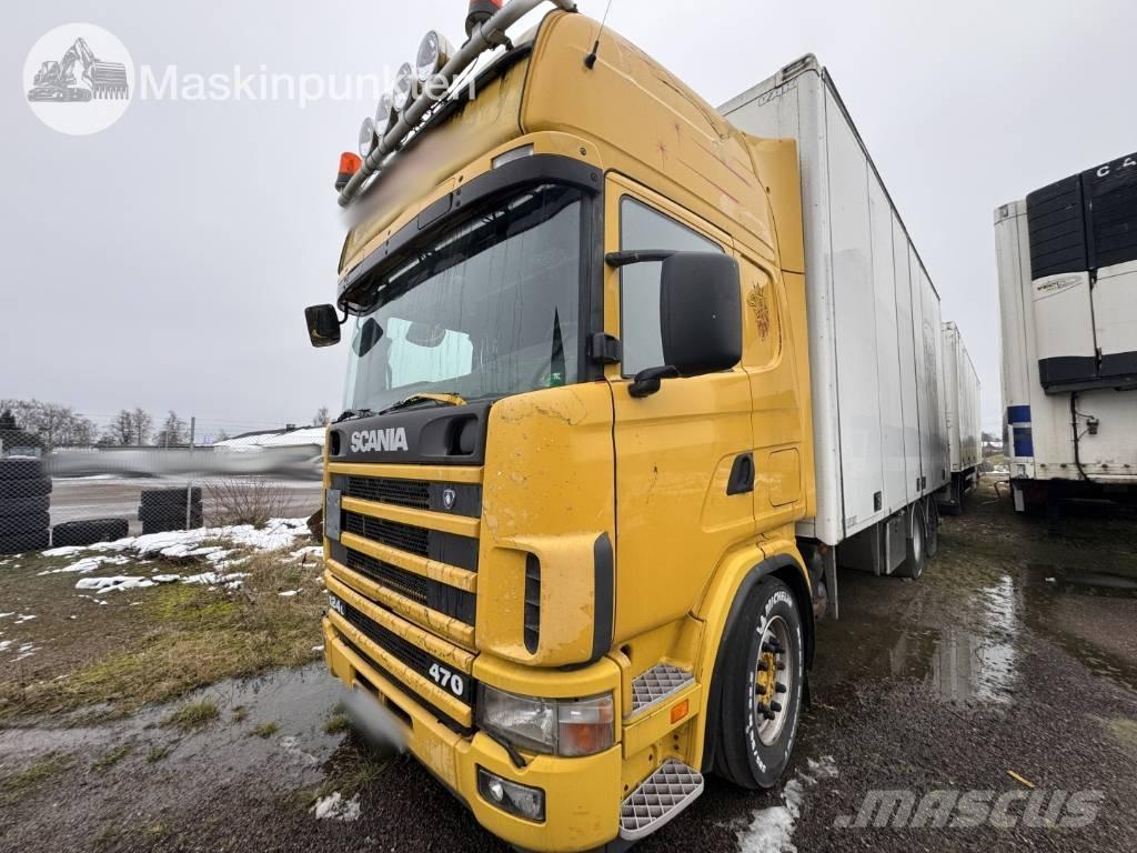 Scania R 124 شاحنات ذات هيكل صندوقي