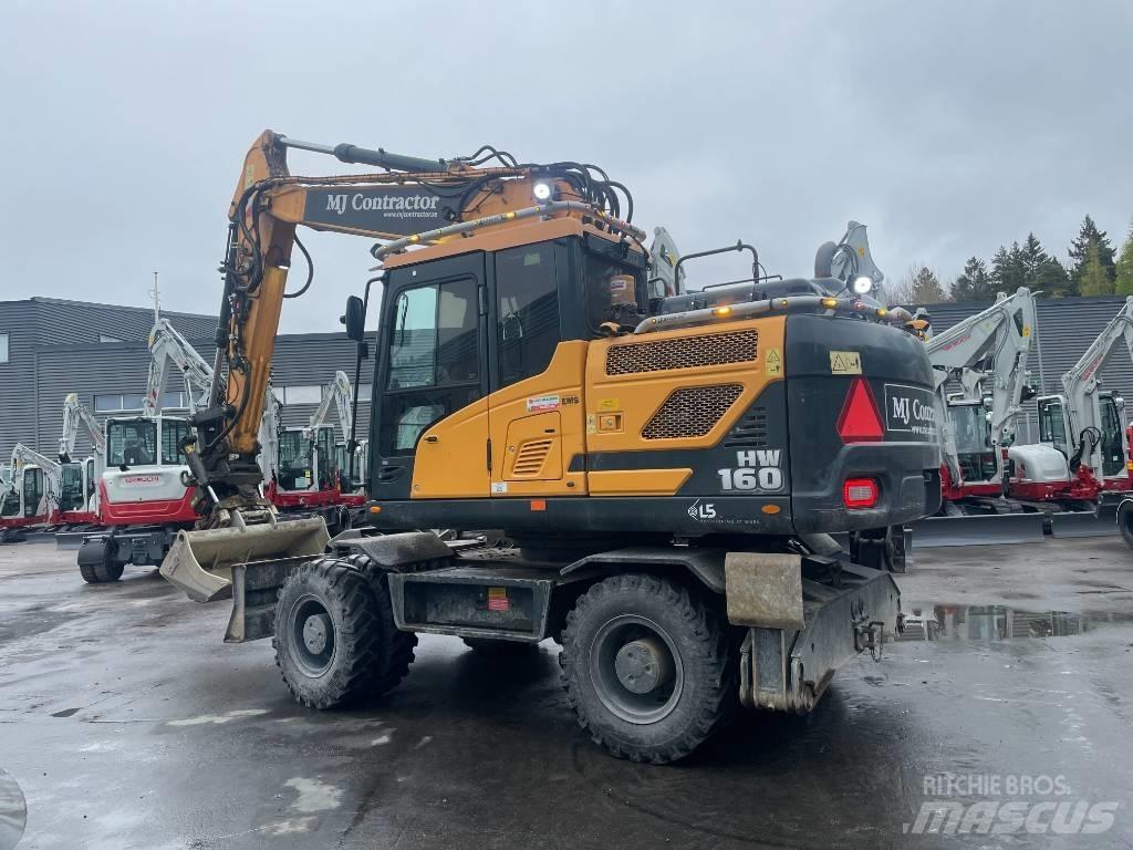 Hyundai HW160 حفارات بعجل
