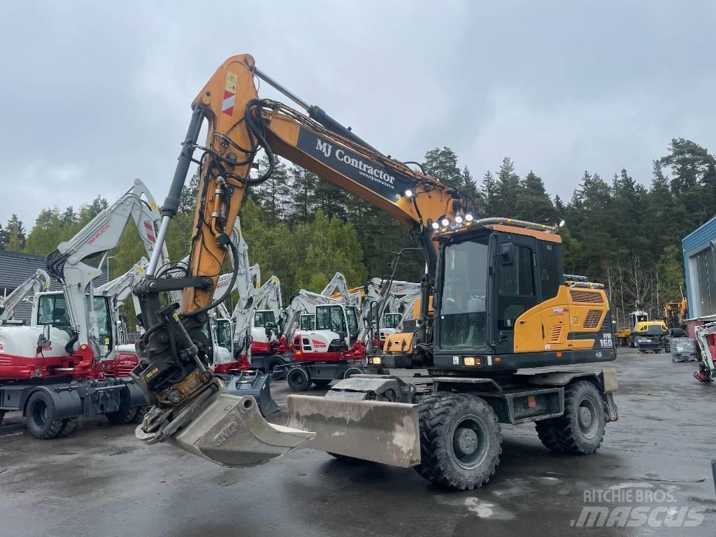 Hyundai HW160 حفارات بعجل