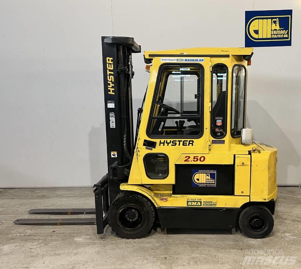 Hyster Truck J2.50XM شاحنات ذات رافعات شوكية تعمل بالكهرباء