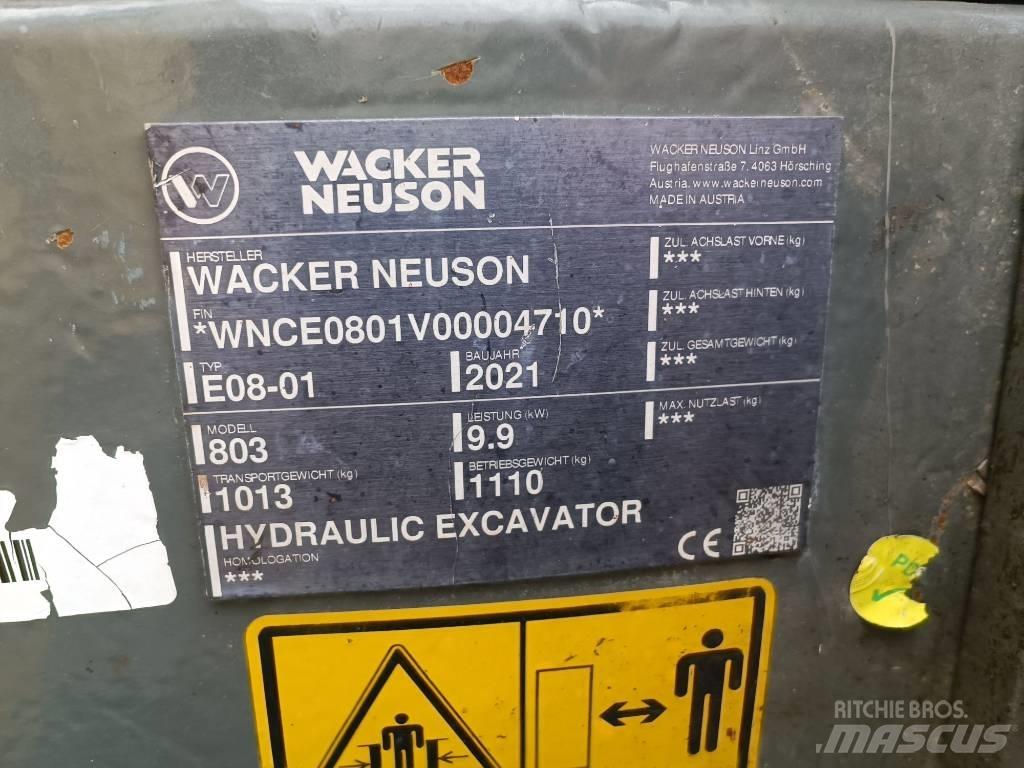 Wacker Neuson 803 حفارات زحافة