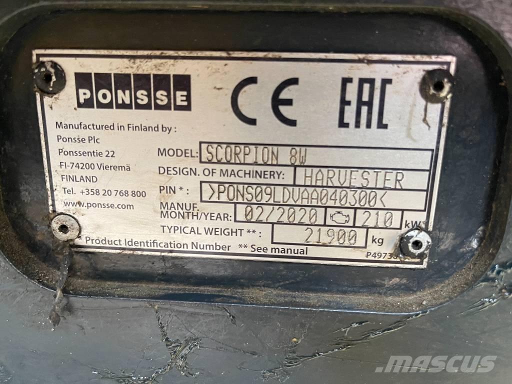 Ponsse Scorpion حصادات