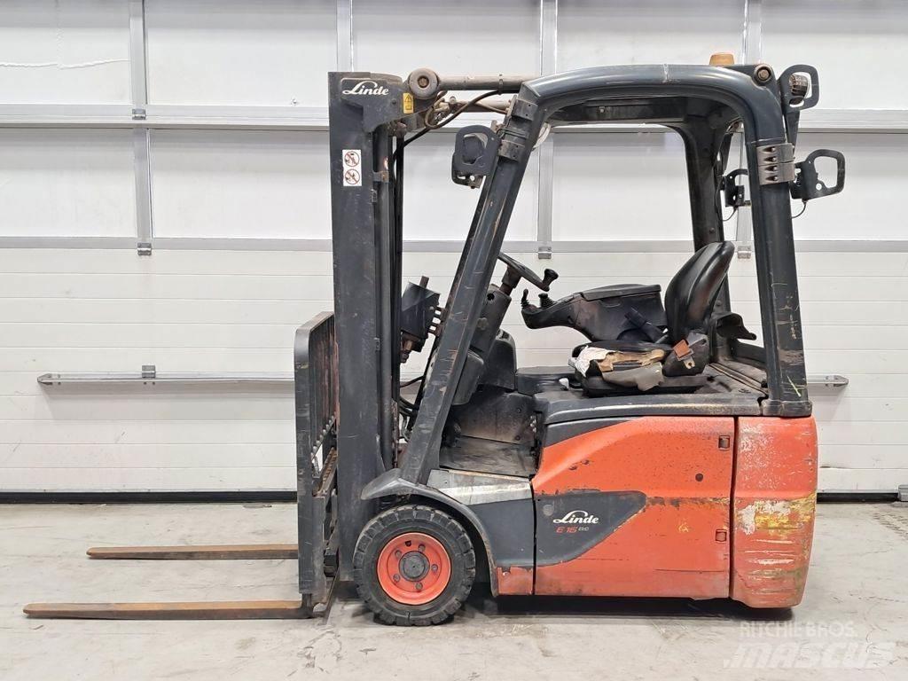 Linde E16C-02 شاحنات ذات رافعات شوكية تعمل بالكهرباء