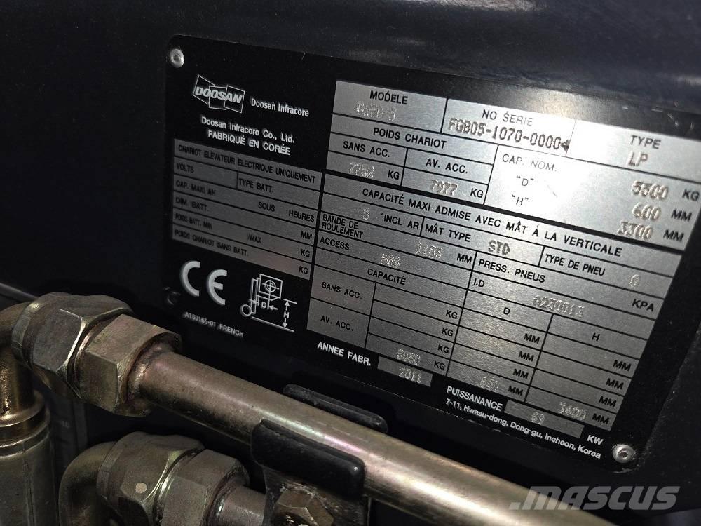 Doosan G 55 C-5 شاحنات LPG