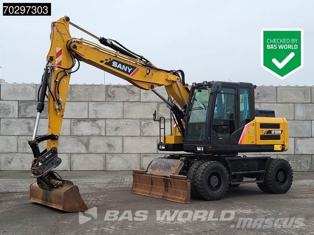 Sany SY155 W حفارات بعجل