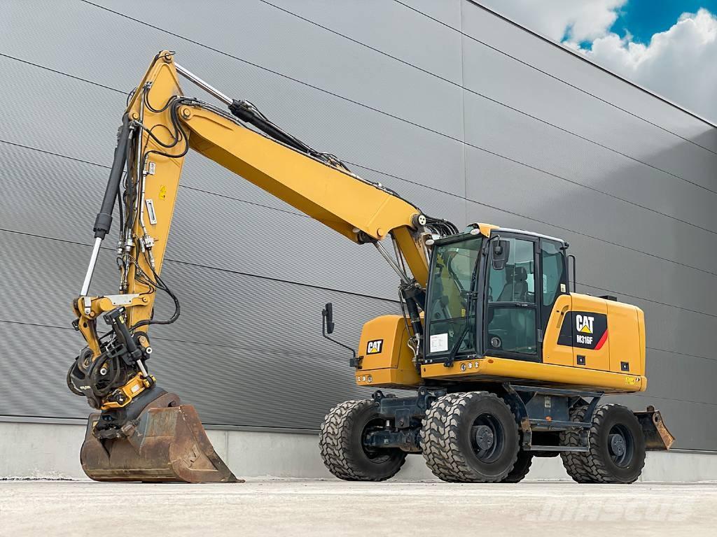CAT M316F حفارات بعجل