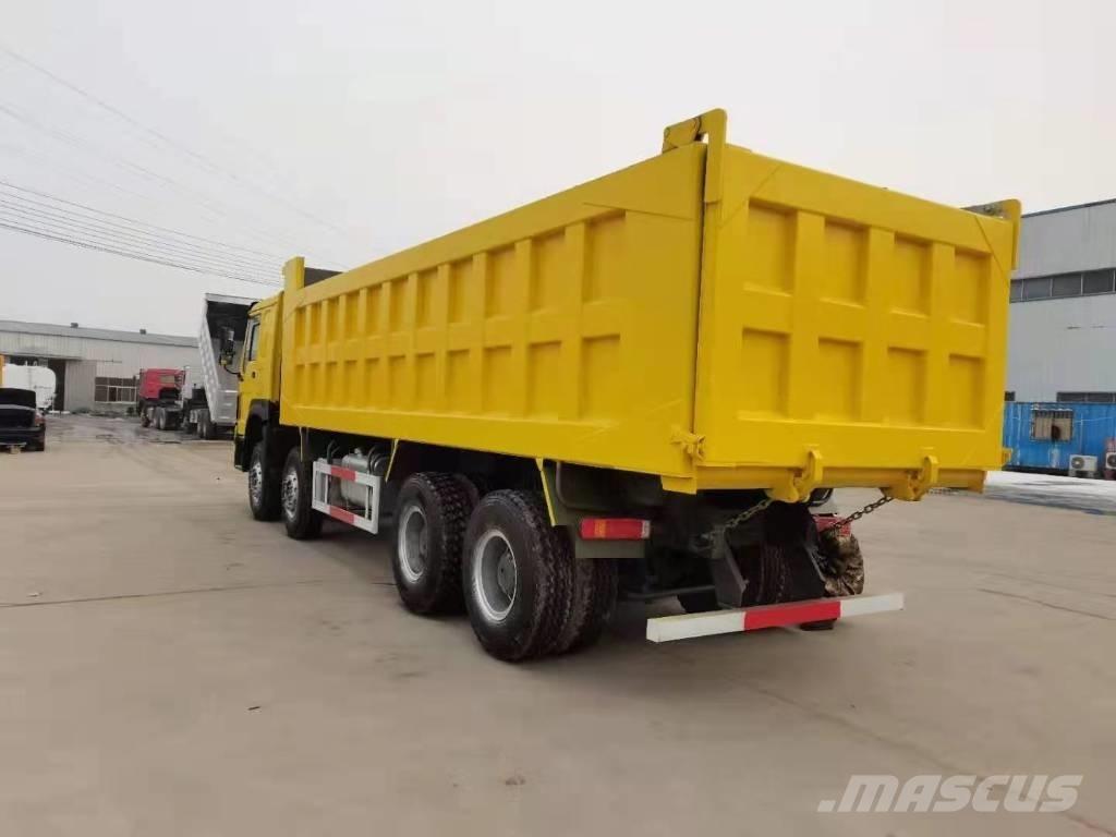Howo 375 8x4 شاحنات قلابة