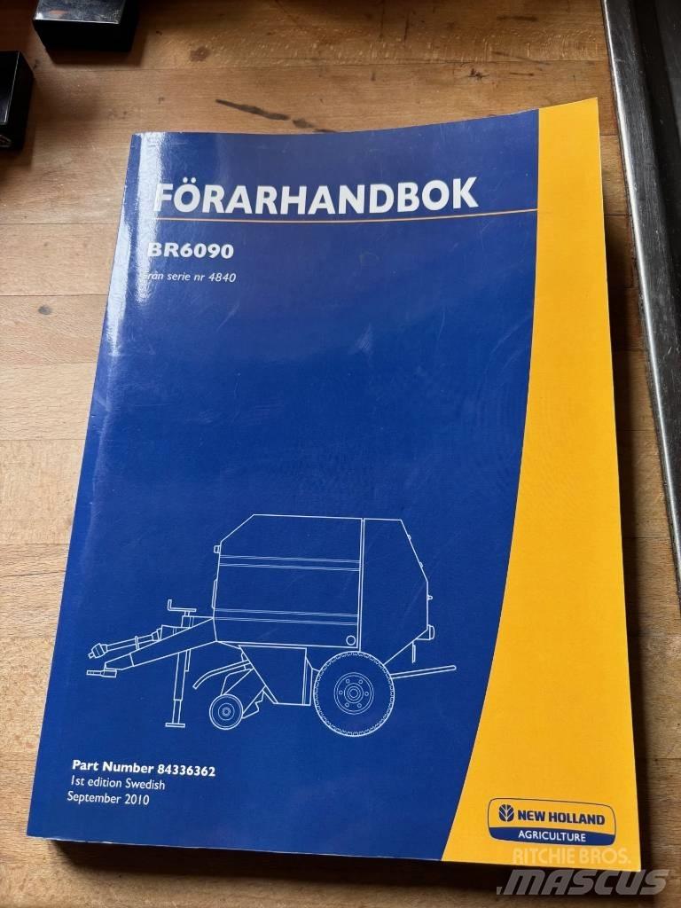 New Holland BR 6090 محزمات مستديرة