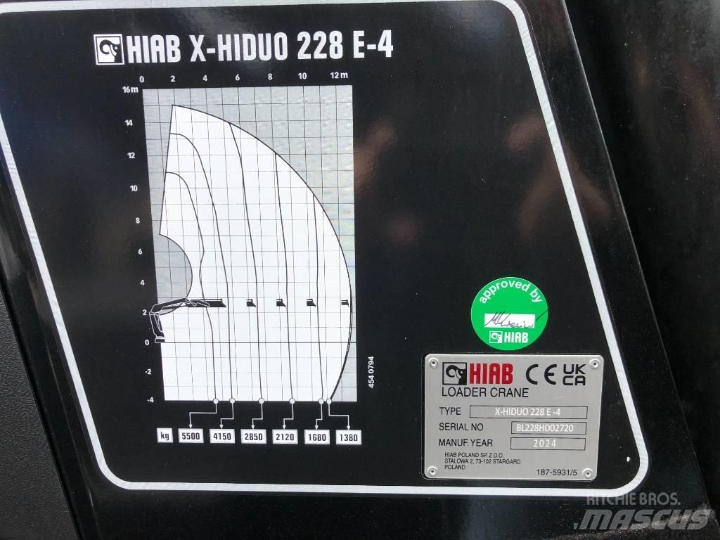 HIAB X-HiDuo 228 E-4 رافعات تحميل