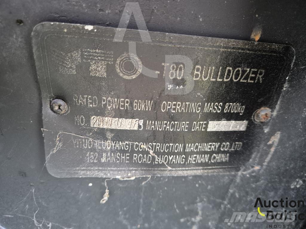 YTO T-80 بلدوزرات مجنزرة