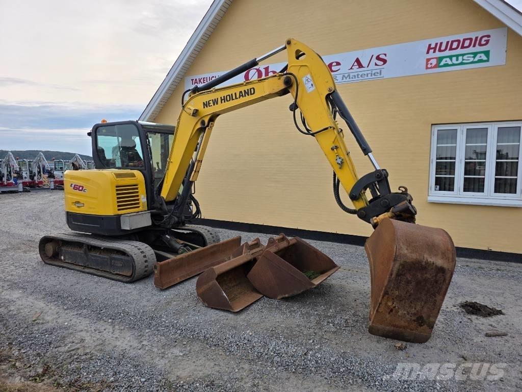 New Holland E60C حفارات صغيرة أقل من 7 طن (حفارات صغيرة)
