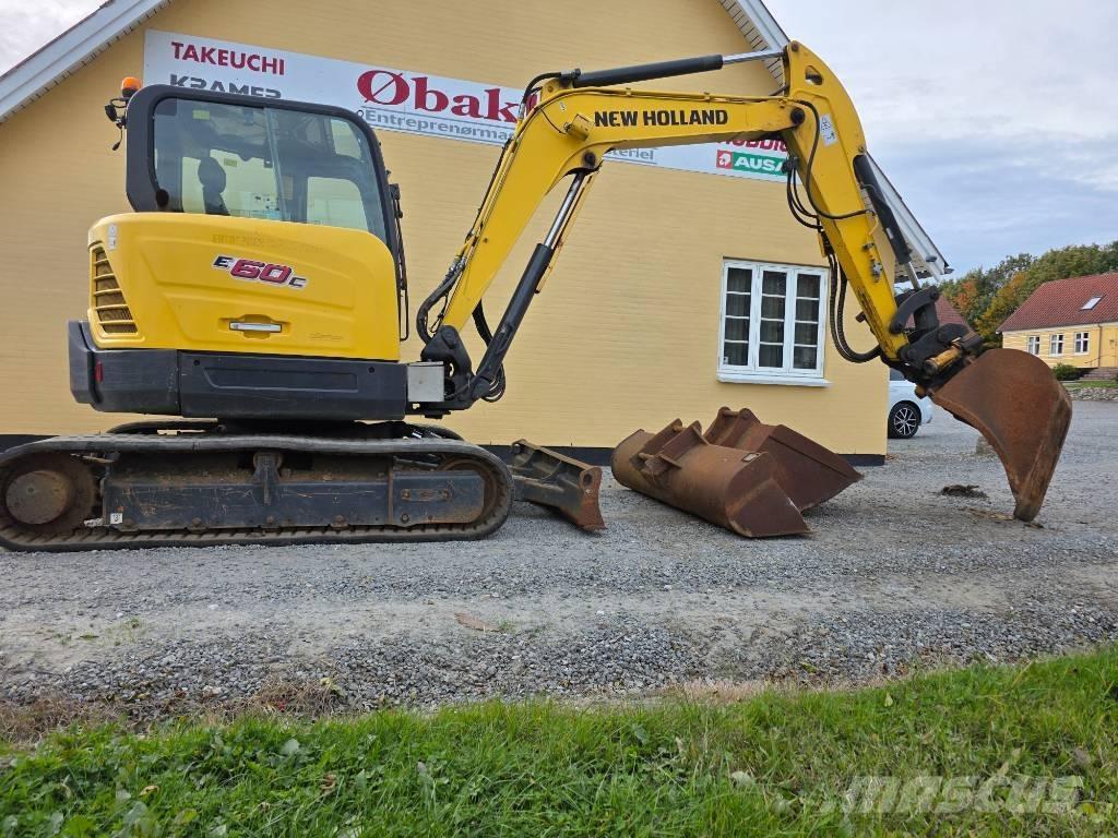 New Holland E60C حفارات صغيرة أقل من 7 طن (حفارات صغيرة)