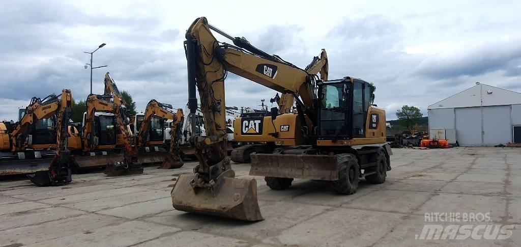 CAT M316F حفارات بعجل