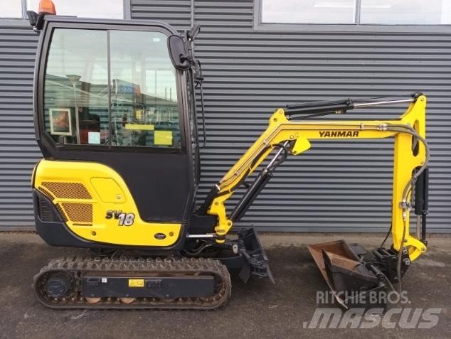 Yanmar SV 18 حفارات صغيرة أقل من 7 طن (حفارات صغيرة)