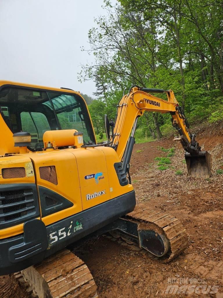 Hyundai Robex 55 حفارات صغيرة أقل من 7 طن (حفارات صغيرة)