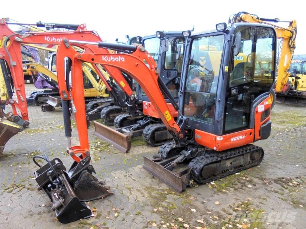 Kubota KX 019-4 حفارات صغيرة أقل من 7 طن (حفارات صغيرة)