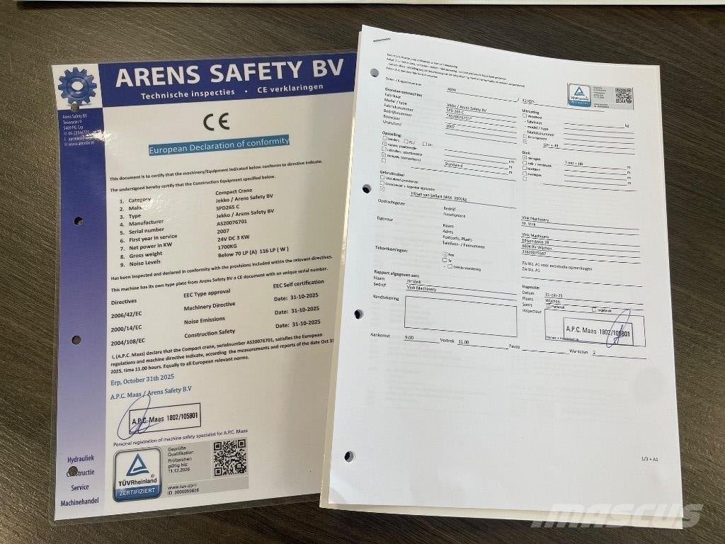 Jekko SPD 265 C رافعات صغيرة