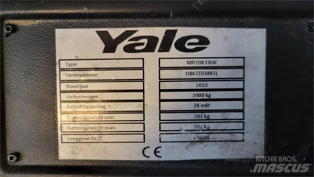 Yale MP20X 2013 معدات الرفع منخفض المستوى