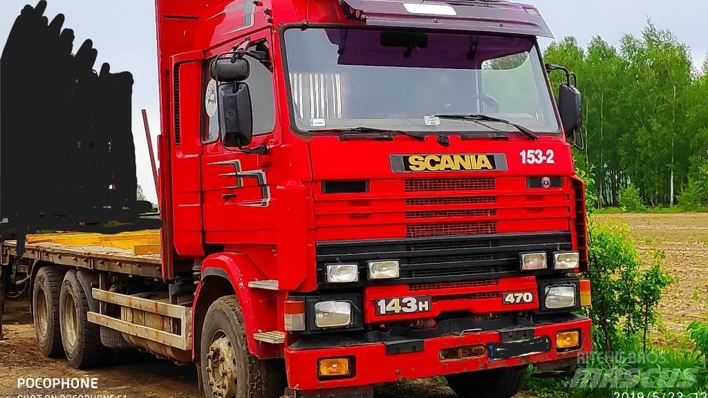 Scania 143 H 470 شاحنات أشجار