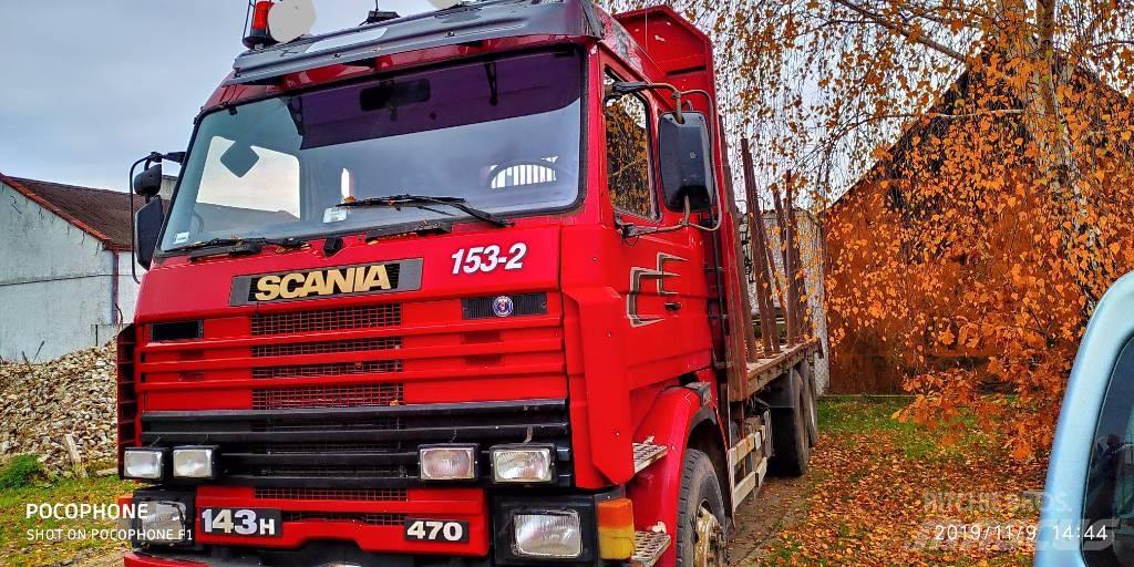 Scania 143 H 470 شاحنات أشجار