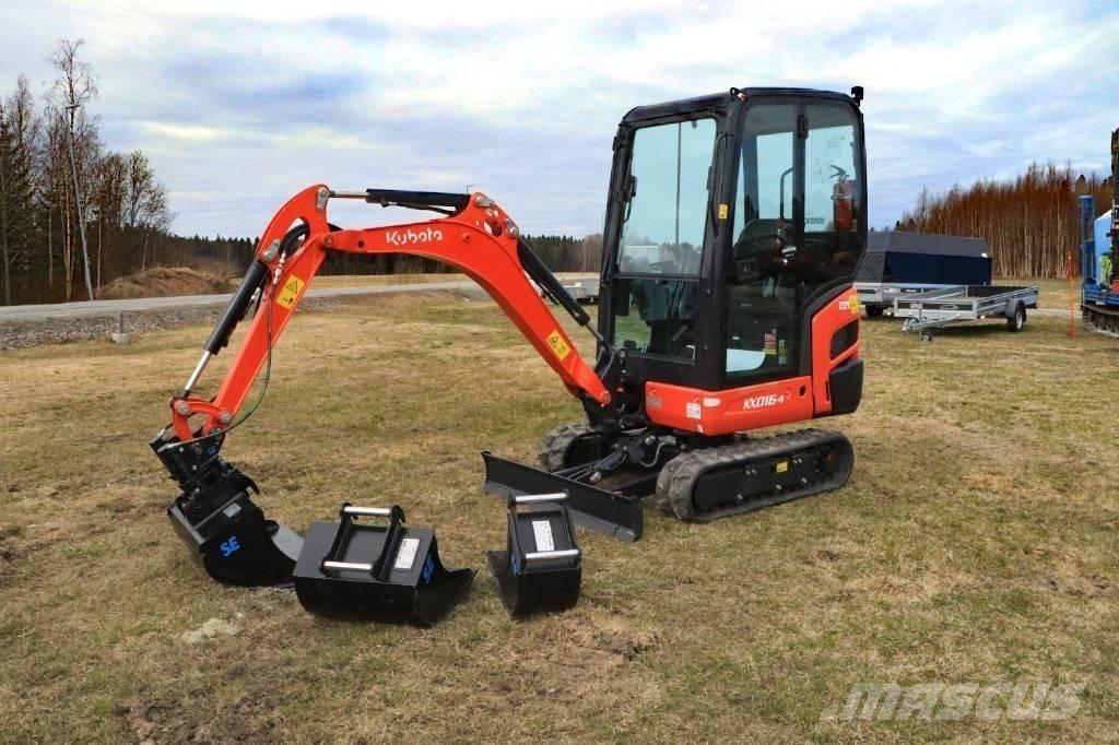 Kubota KX016-4 حفارات صغيرة أقل من 7 طن (حفارات صغيرة)